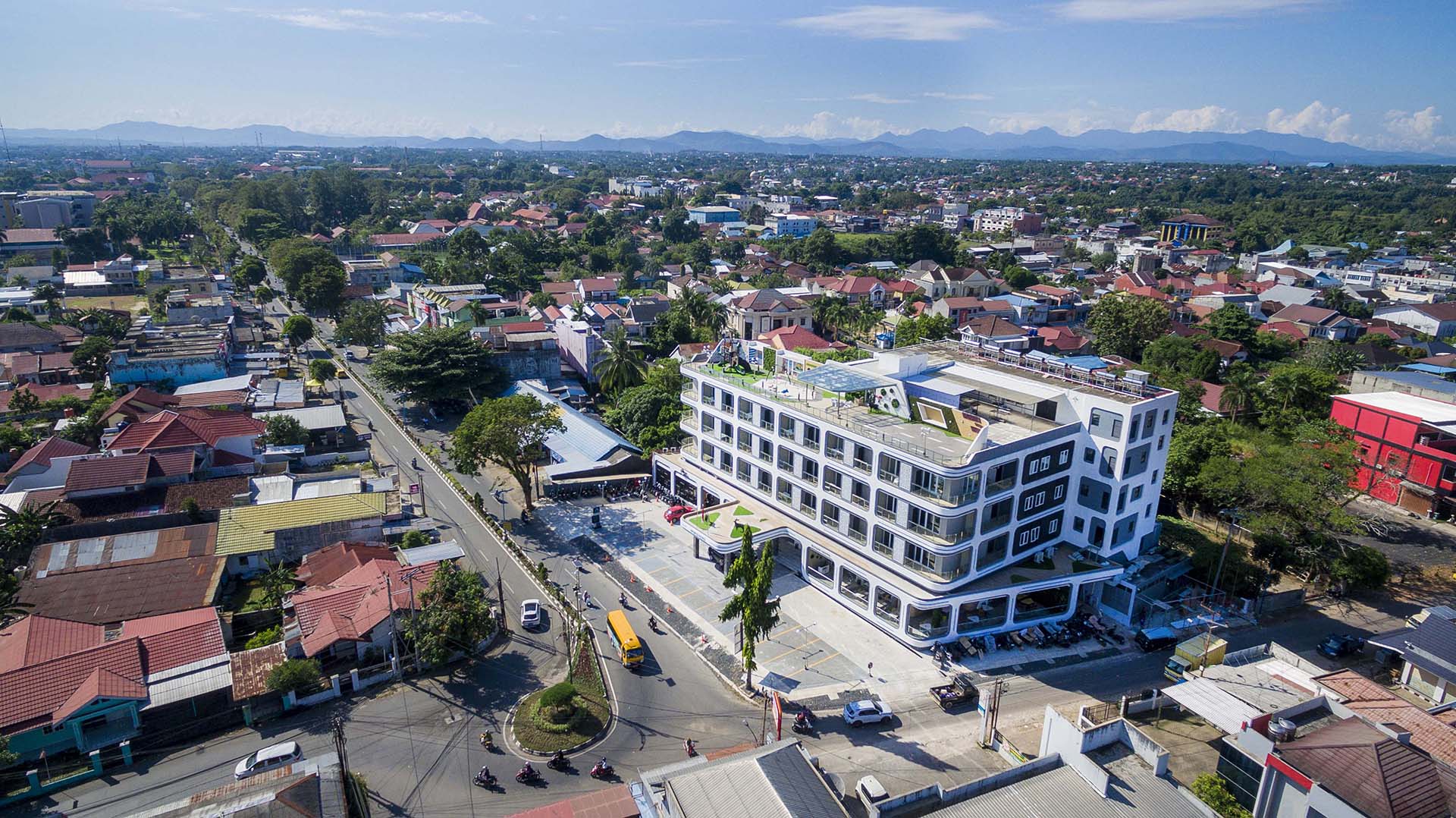 Aeris Hotel Banjarbaru Aerial View